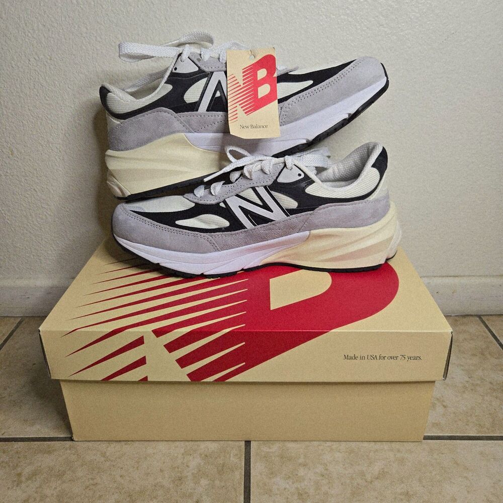 New Balance 990v6 Made in USA x Teddy Santis Low Grey Black U990TG6 New Size 8.5